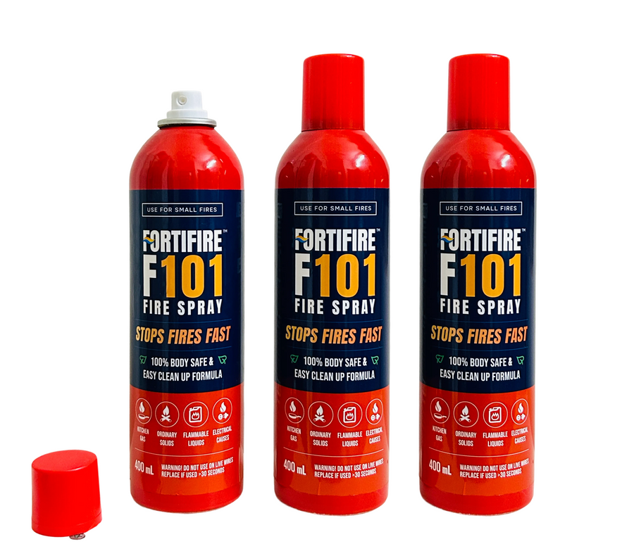 Fortifire F101 Fire Extinguishing Spray for Home - 500g Each | Pack of 3