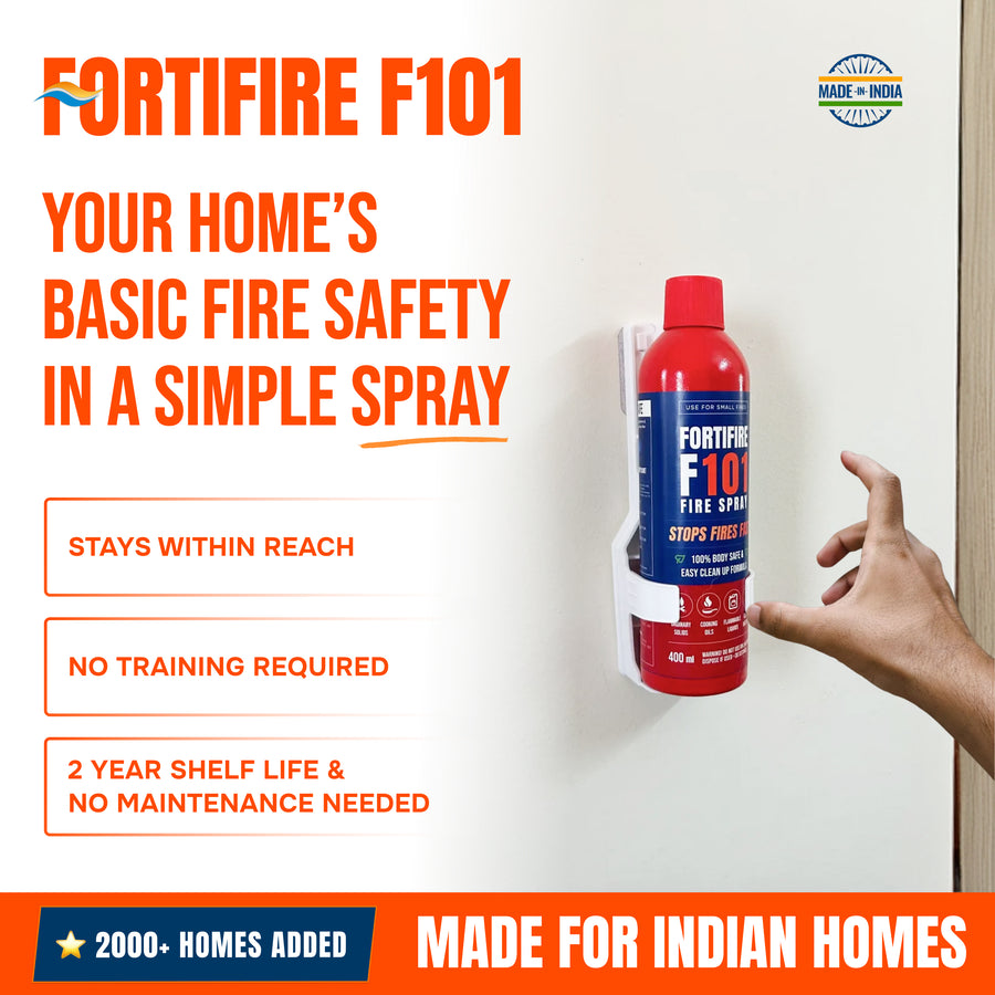 Fortifire F101 Fire Extinguishing Spray for Home - 500g Each | Pack of 1