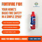 Fortifire F101 Fire Extinguishing Spray for Home - 500g Each | Pack of 3