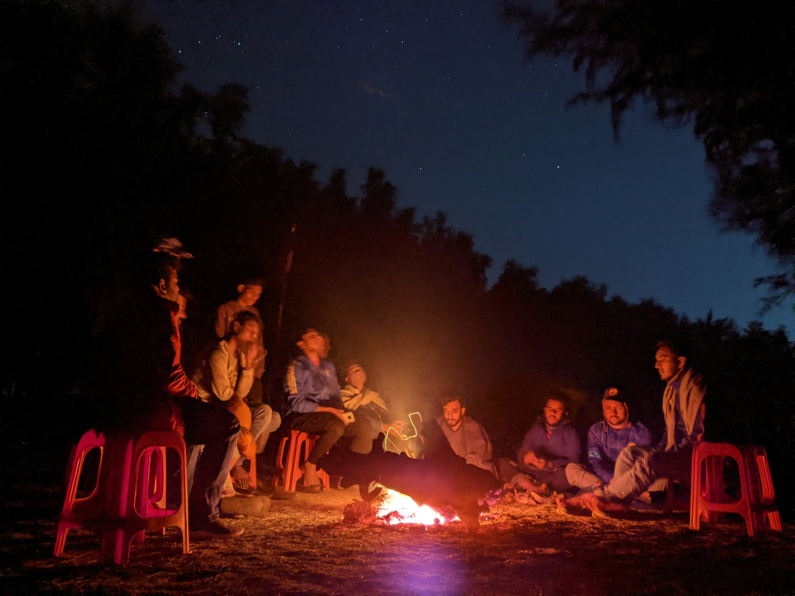 Take it while camping